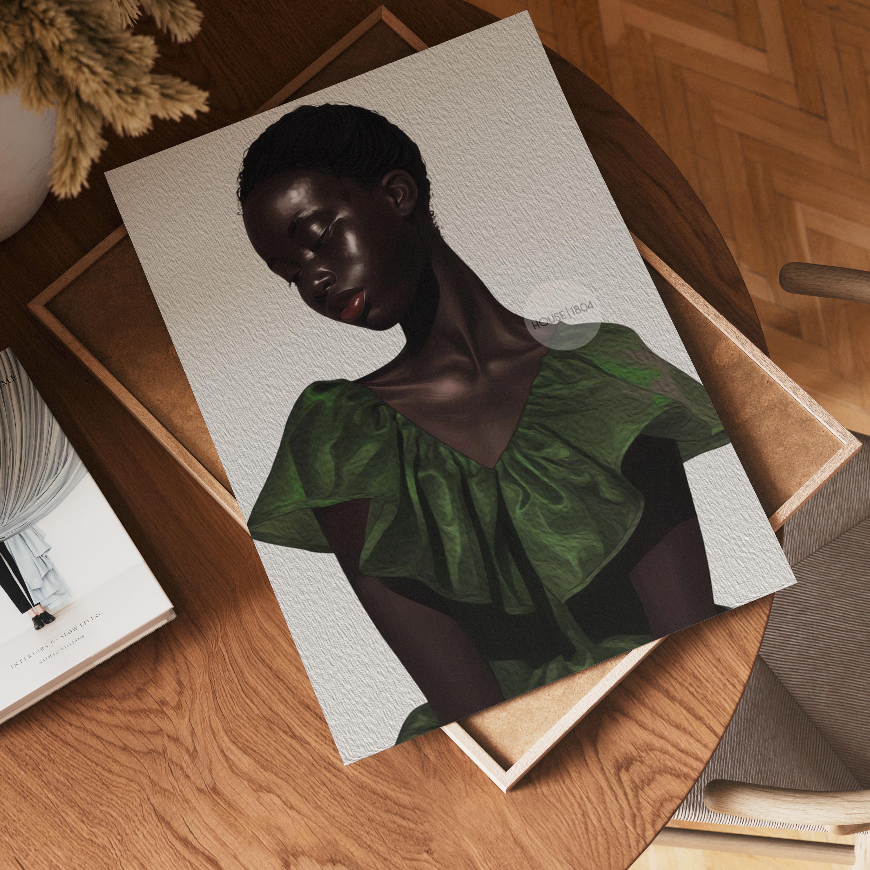 a close-up of a woman&