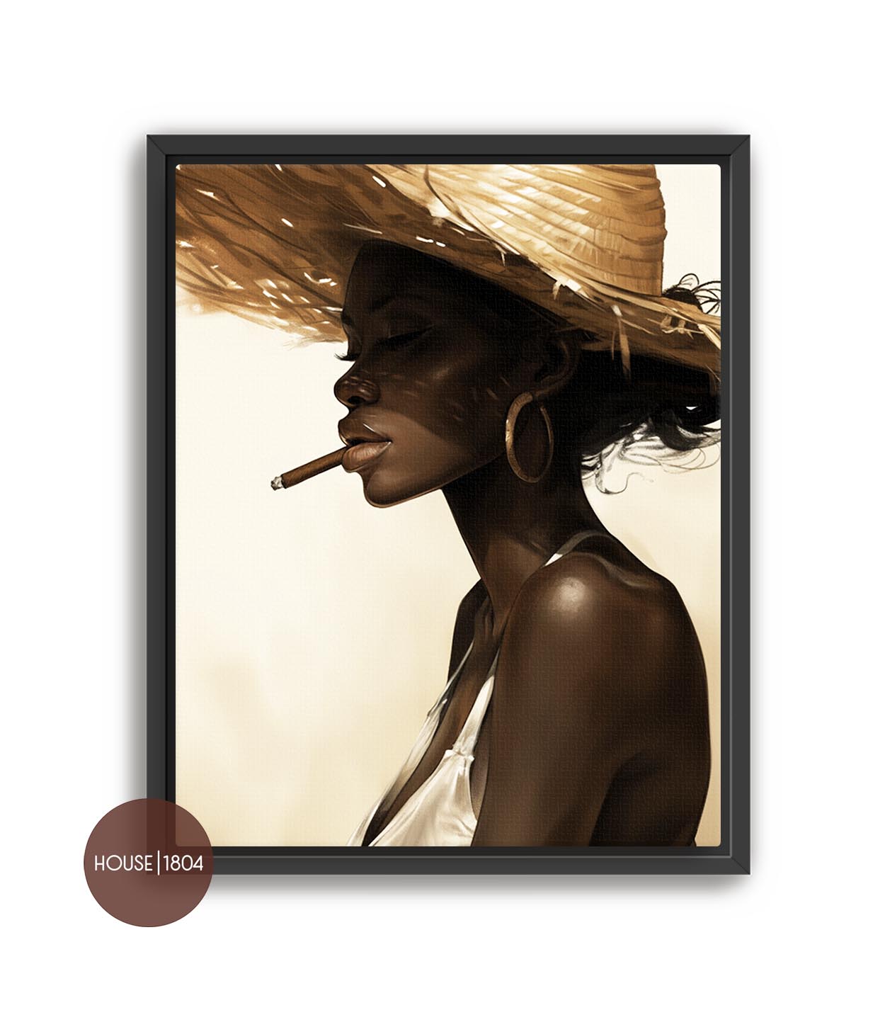 Black Caribbean Woman Wall Art