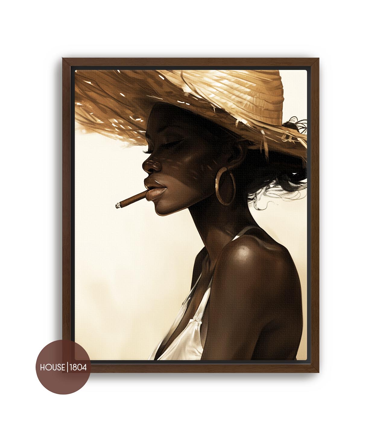 Black Caribbean Woman Wall Art