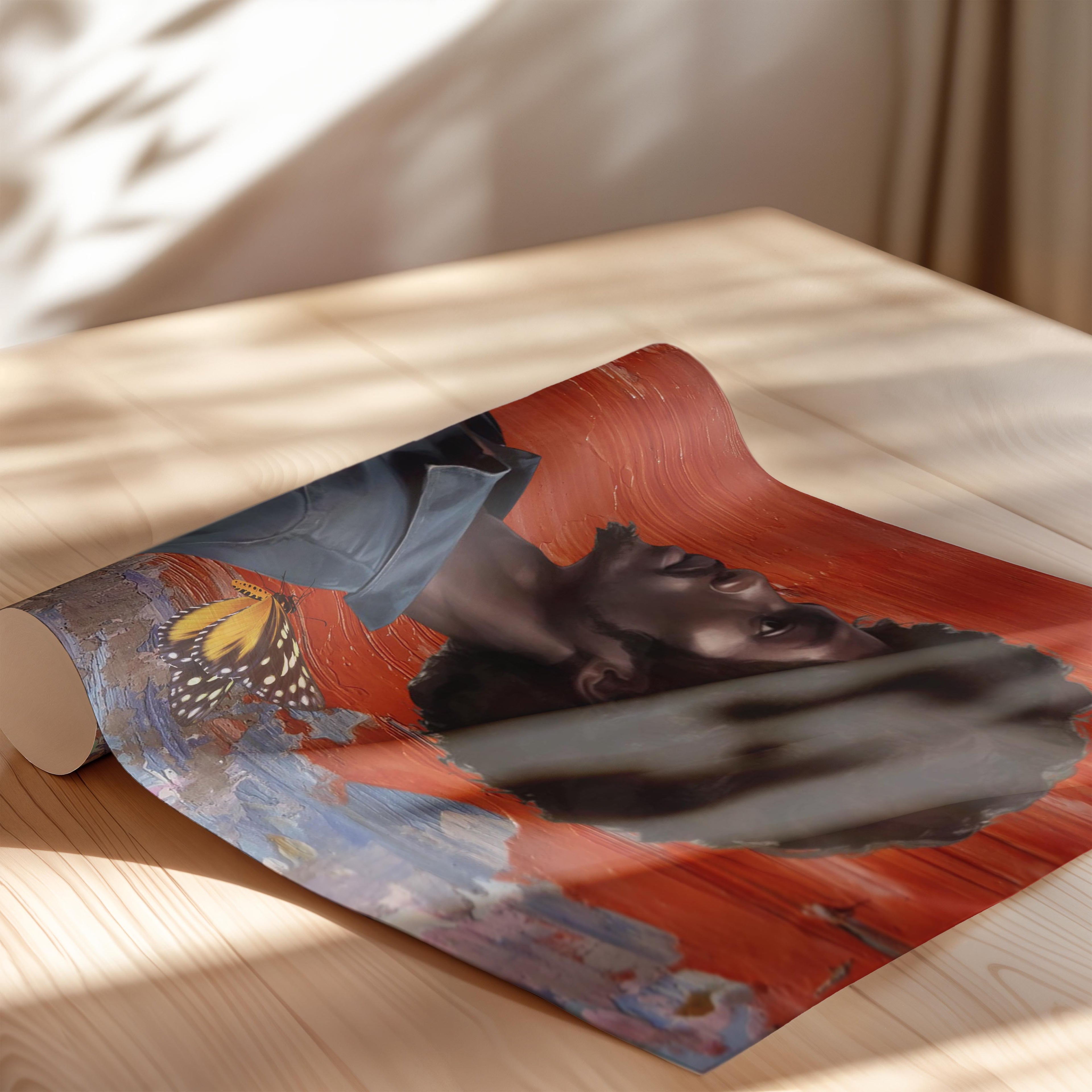 Black Man Bold and Colorful Wall Decor