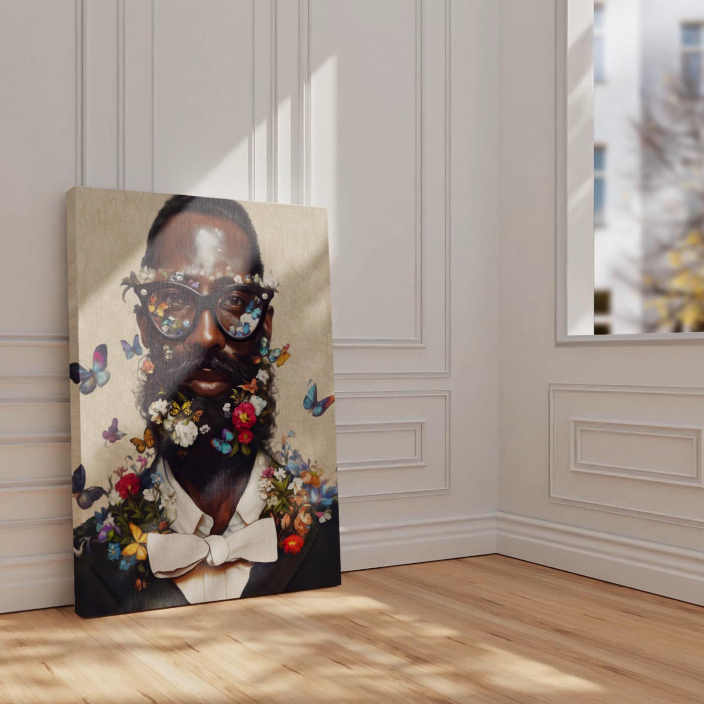 Modern Black Man Nerd Wall Art