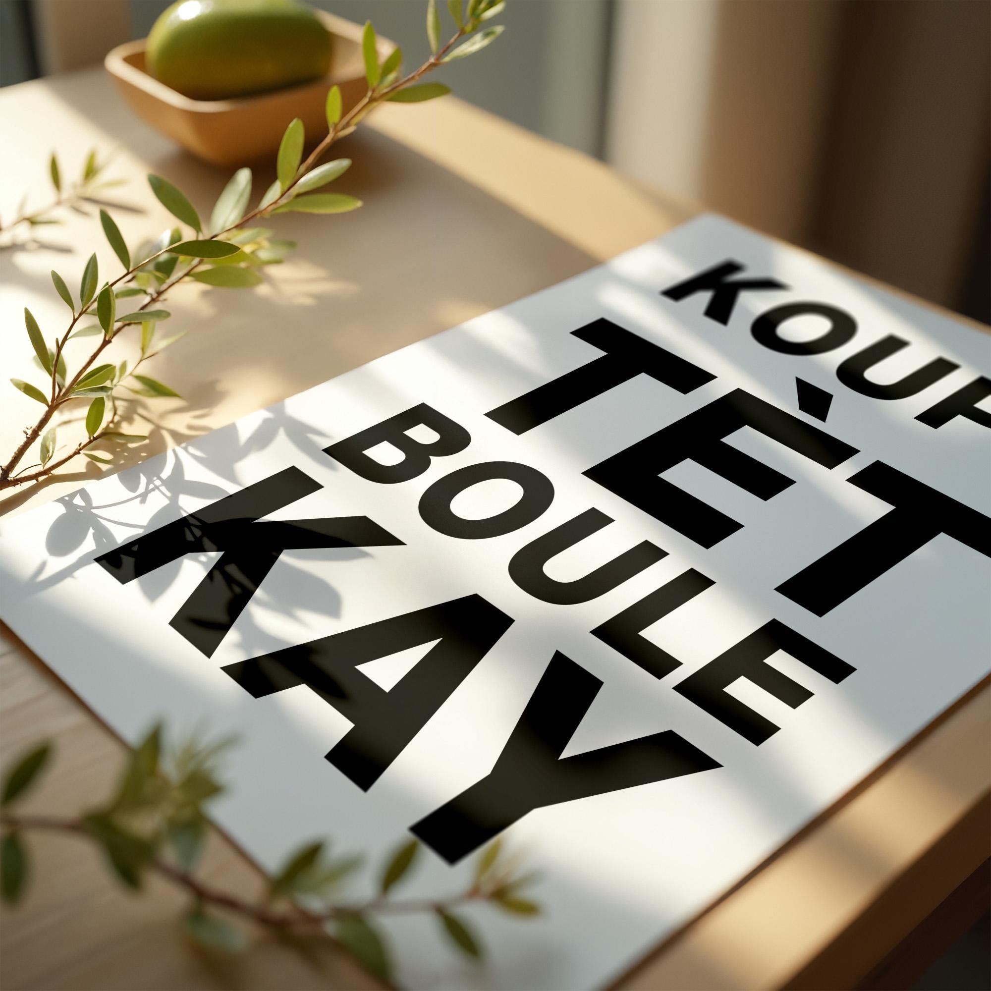 Koupe Tet Boule Kay Art Print: Haitian Revolution, Dessalines Art