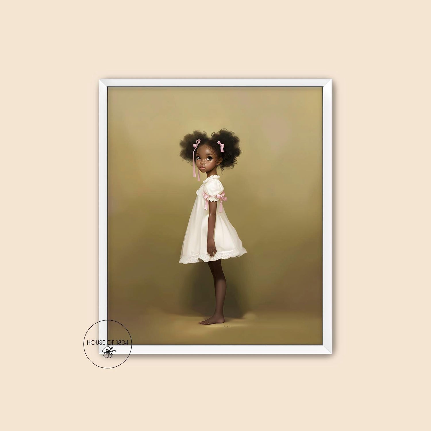 Bohemian Black Girl Art