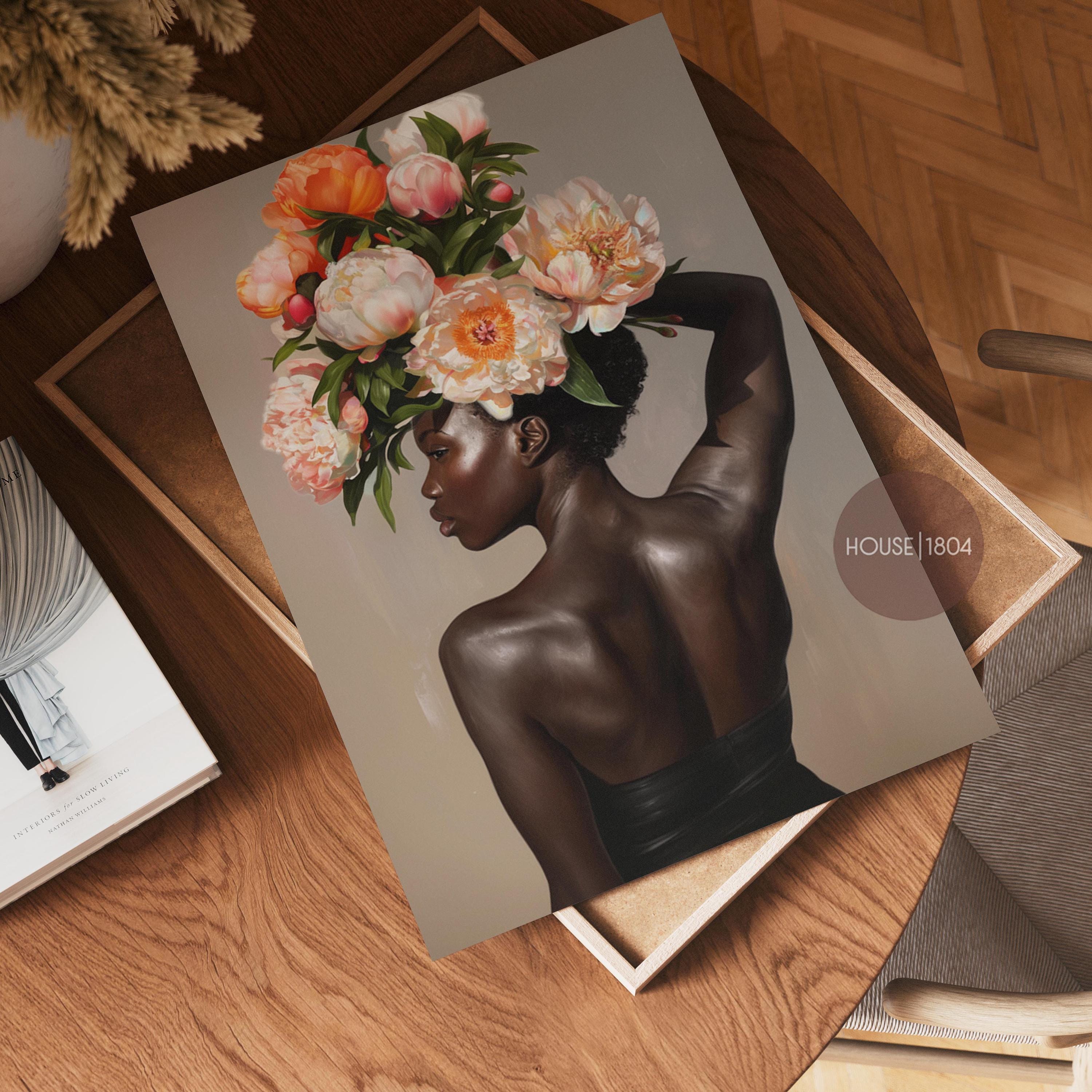 Colorful Black Woman Art Prints