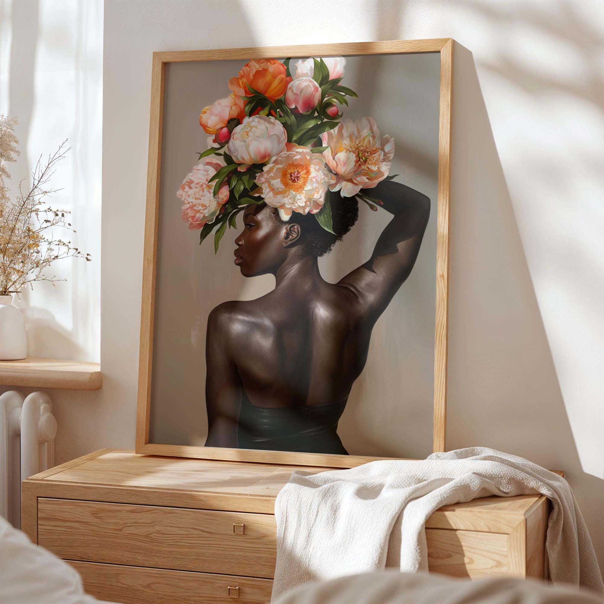 Colorful Black Woman Art Prints