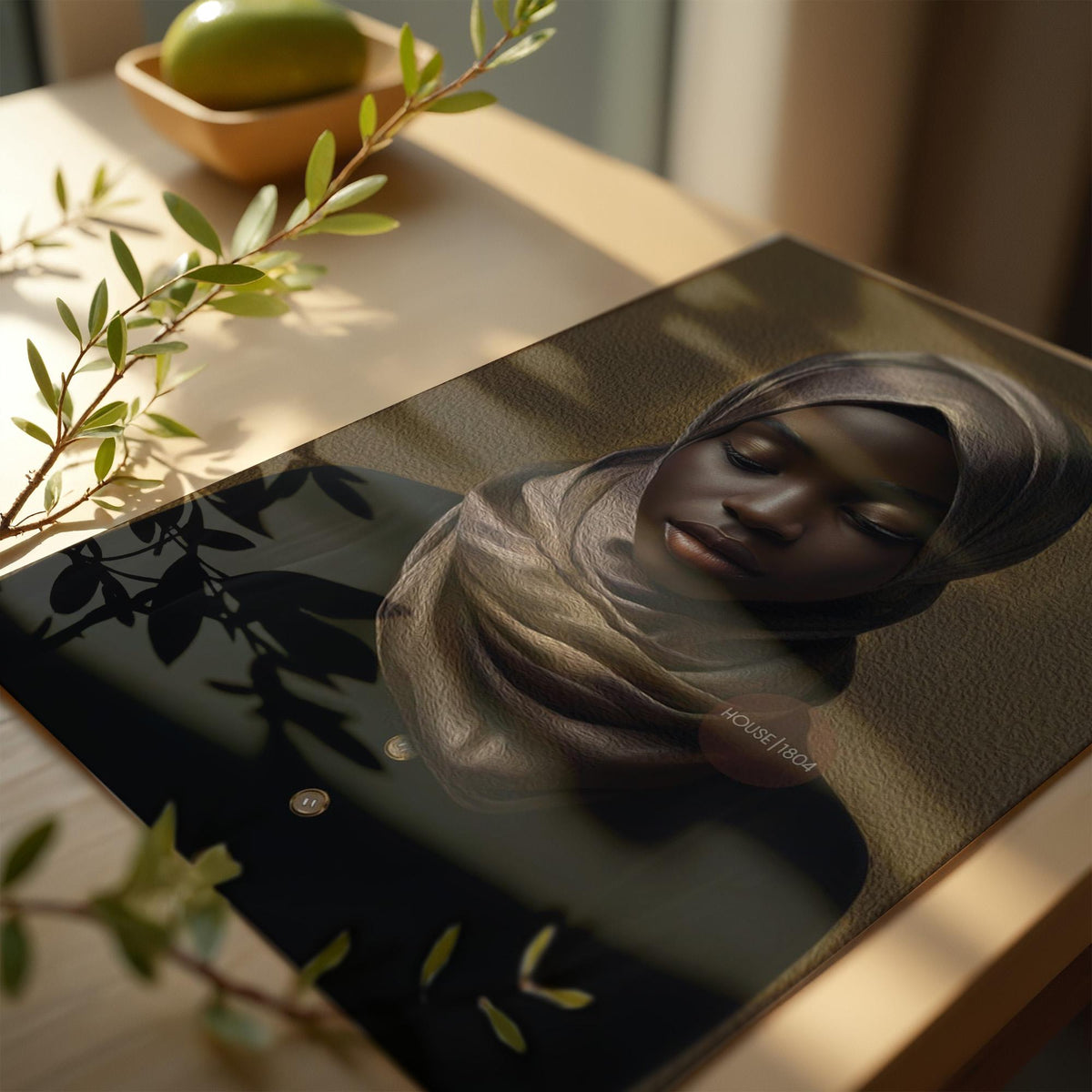 Muslim Woman Artwork, Islamic Wall Art Print, Faith Inspired Home Decor