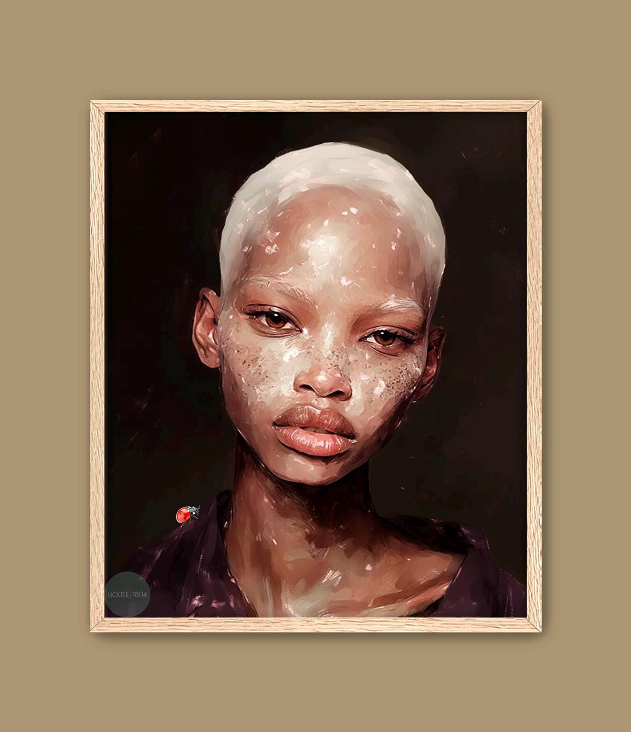 Melanin Wall Art, Black Woman Modern Wall Art, Minimalist Cultured Art, Black Woman Art Print, Afrocentric Art, Black Boho, House of 1804