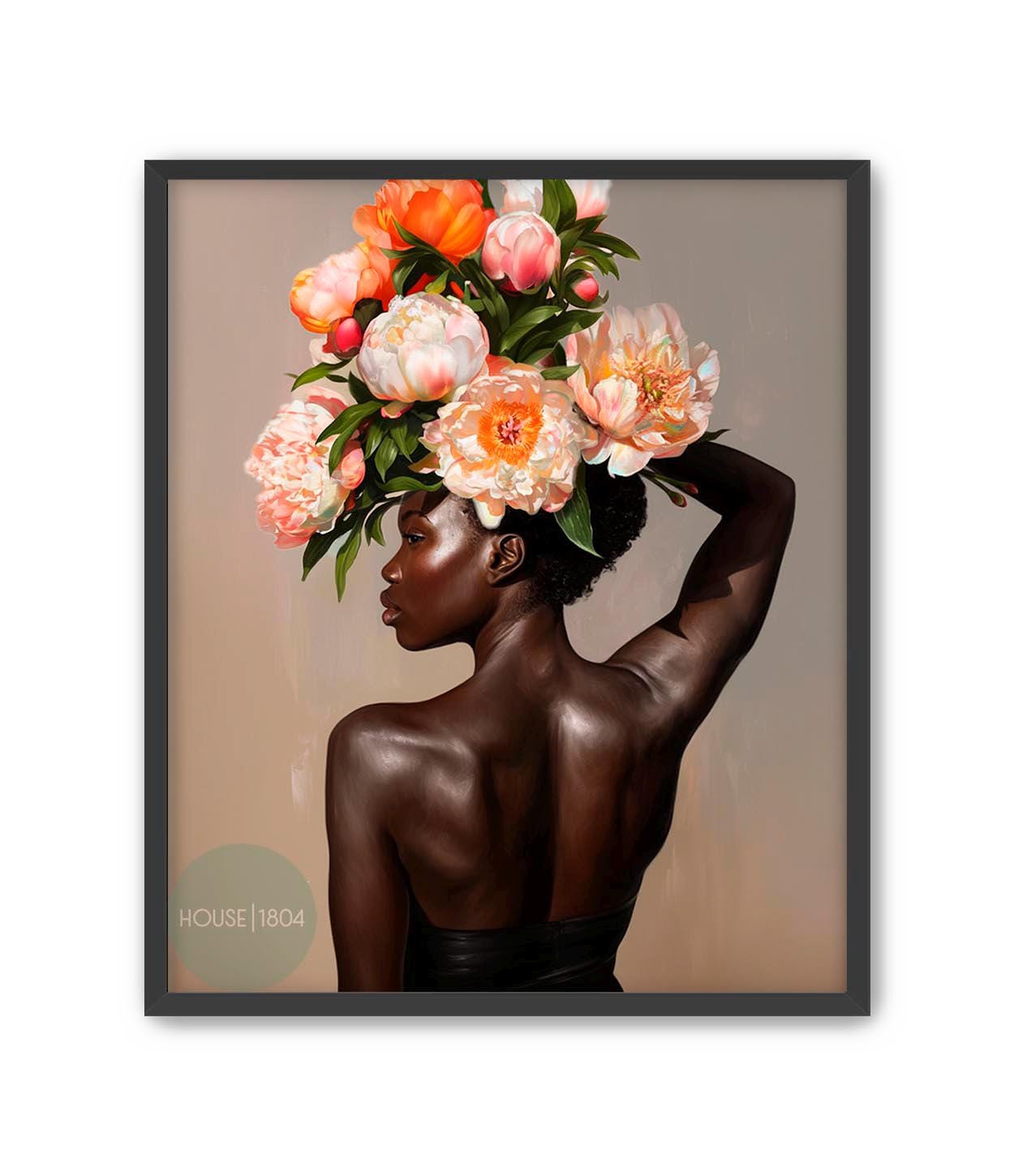 Colorful Black Woman Art Prints