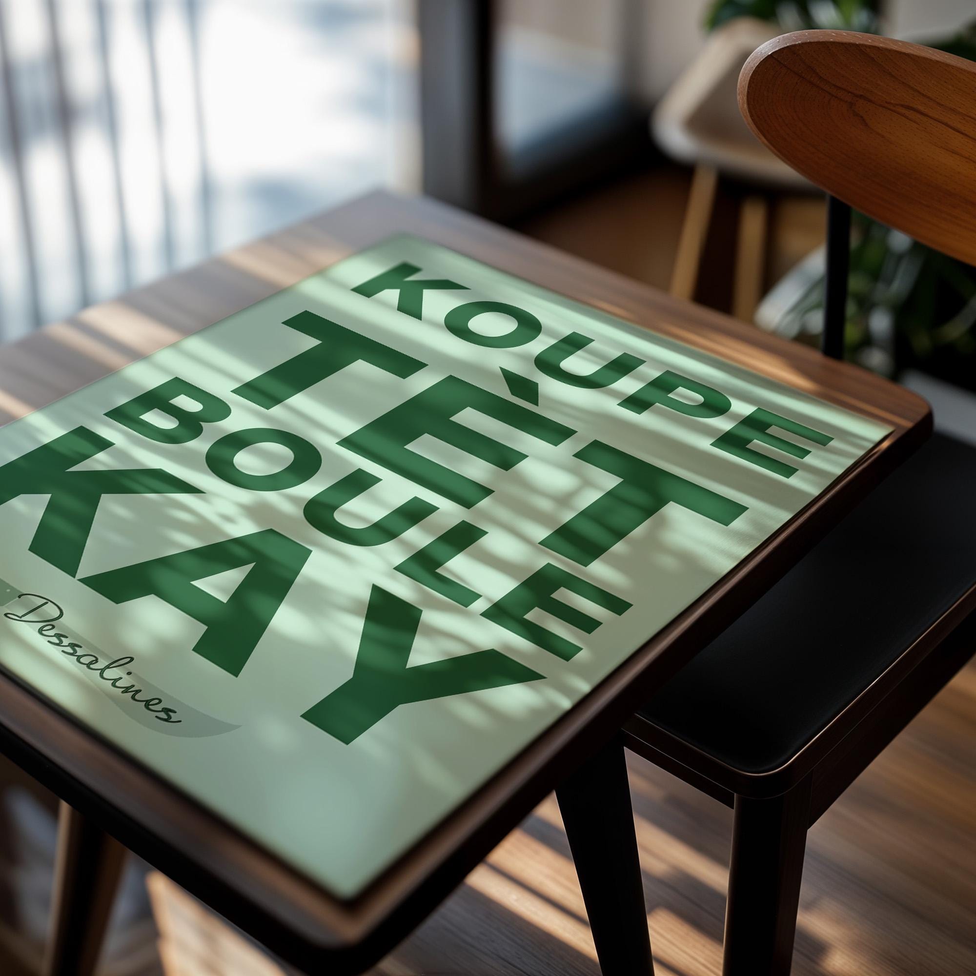 Koupe Tet Boule Kay Art Print: Haitian Revolution, Dessalines Art