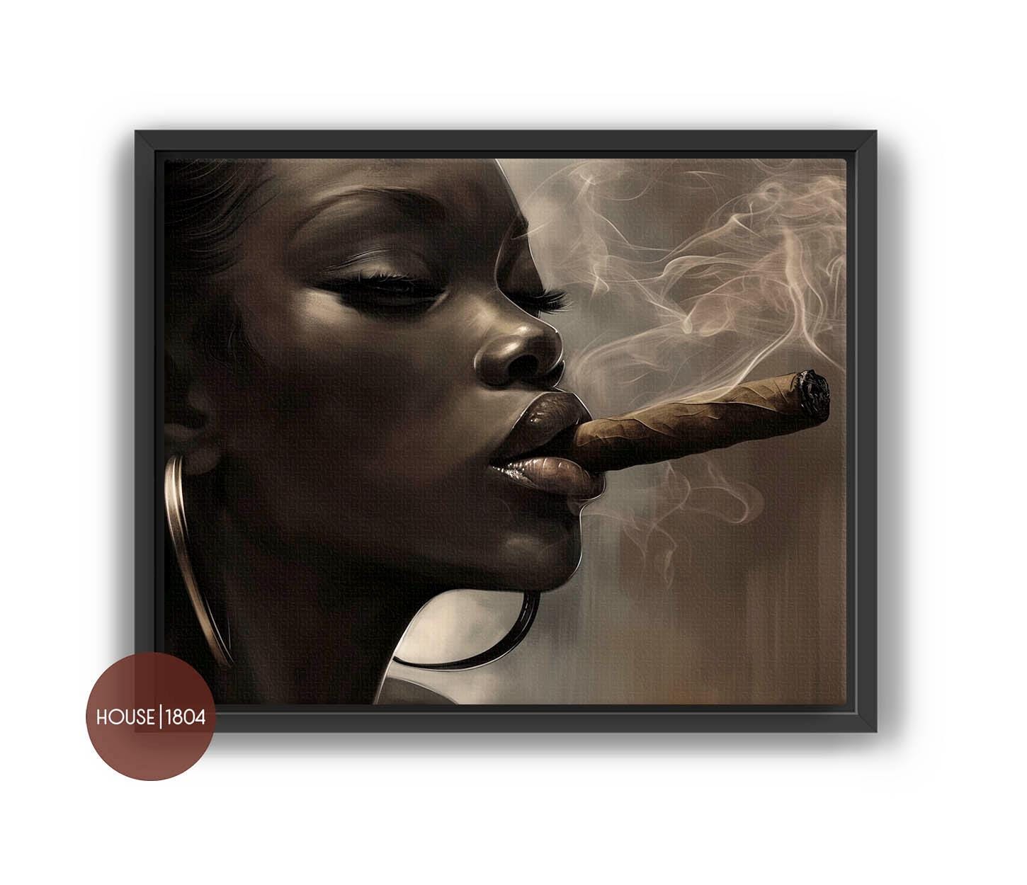 Cigar Woman Wall Art