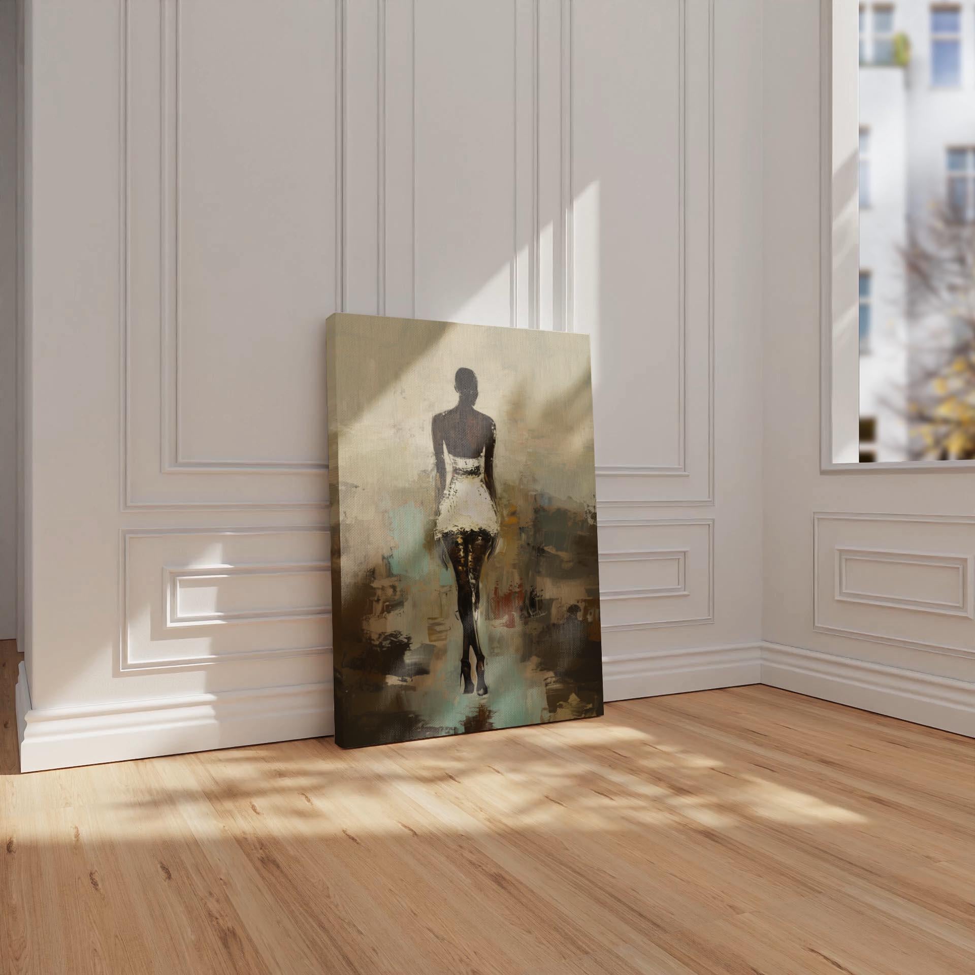 Black Woman Silhouette Art, Black Woman Art, Modern Afrocentric Art, African Wall Decor, Boho Art, Bald Black Woman Art Work, Abstract Woman