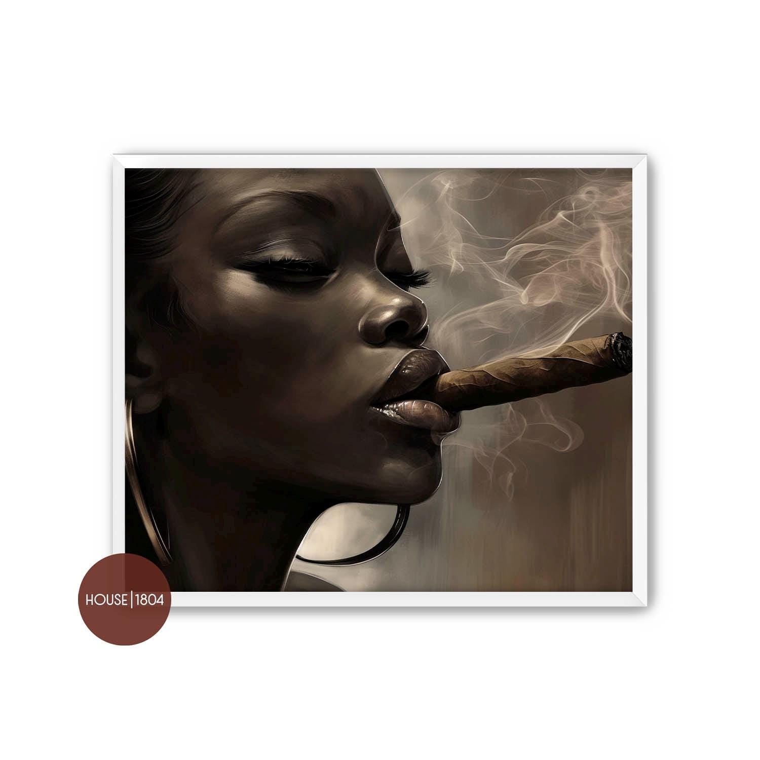 Cigar Woman Wall Art