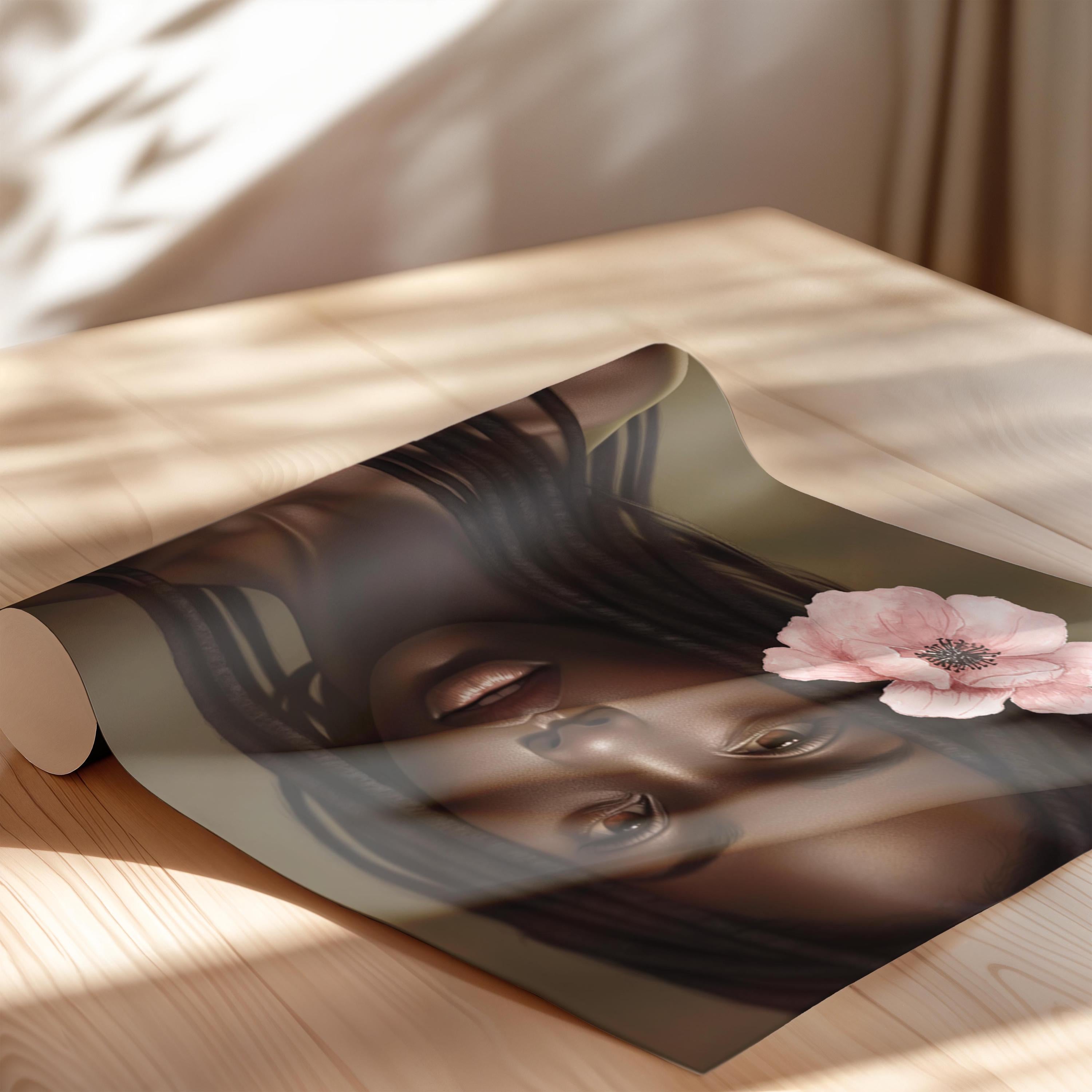 Black Woman With Locs, Dreads Art, Black Woman Art, African Woman Hair, Natural Hair, Dreadlocks Art, Black Hair Art, Bohemian Black Art