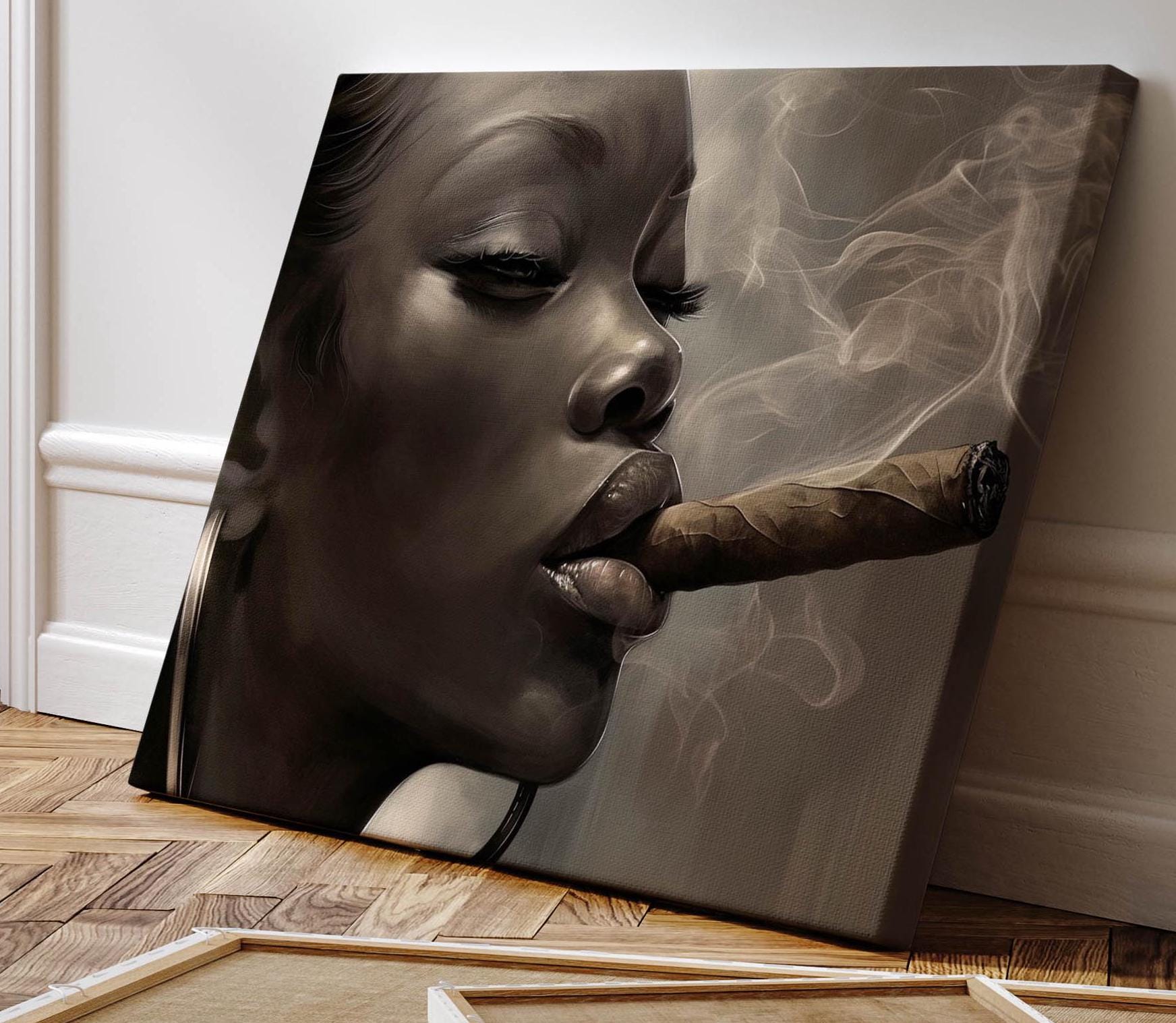 Cigar Woman Wall Art