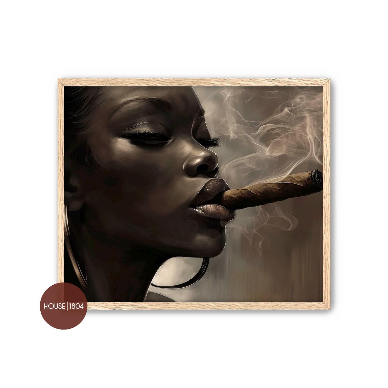 Cigar Woman Wall Art