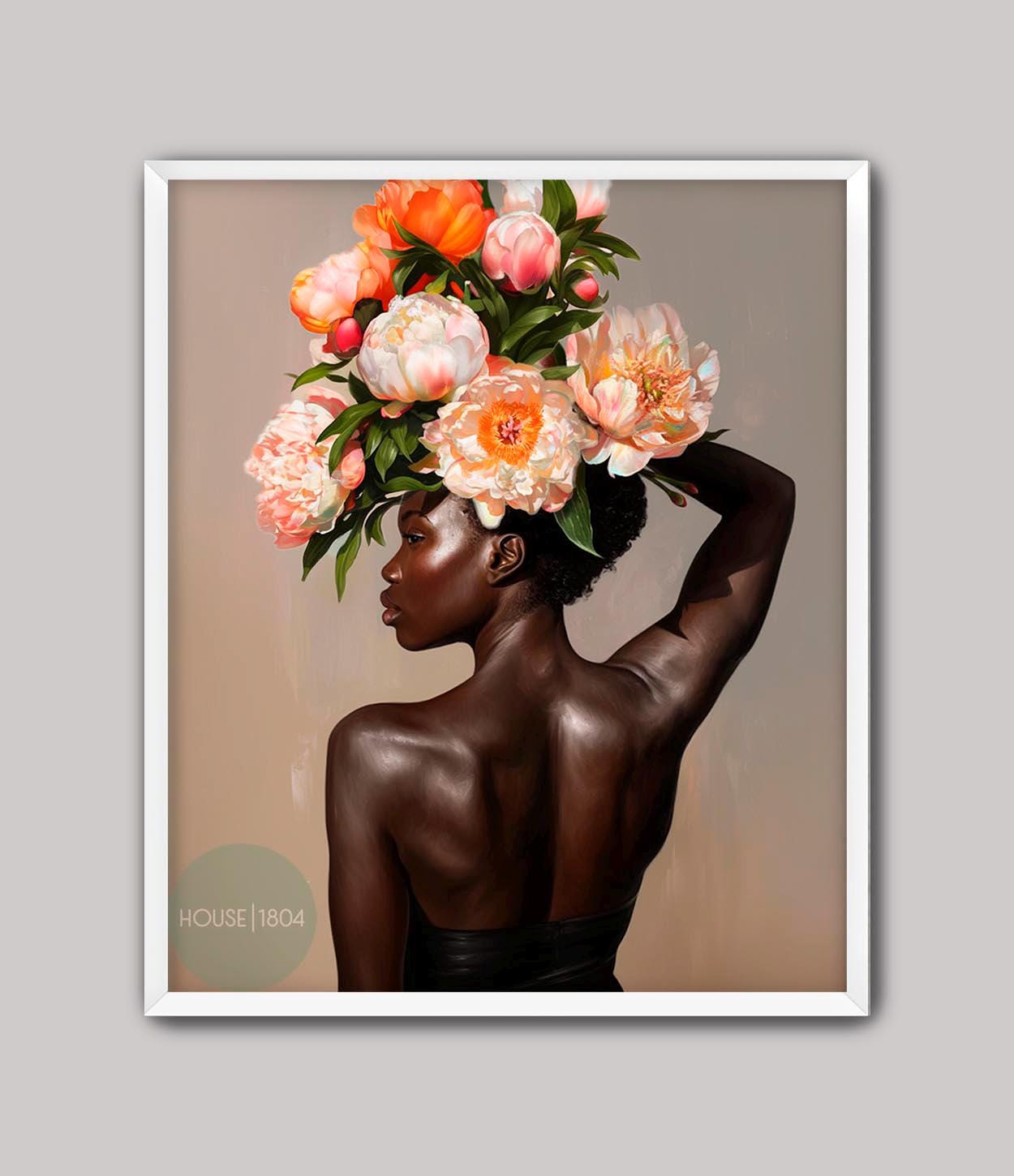 Colorful Black Woman Art Prints