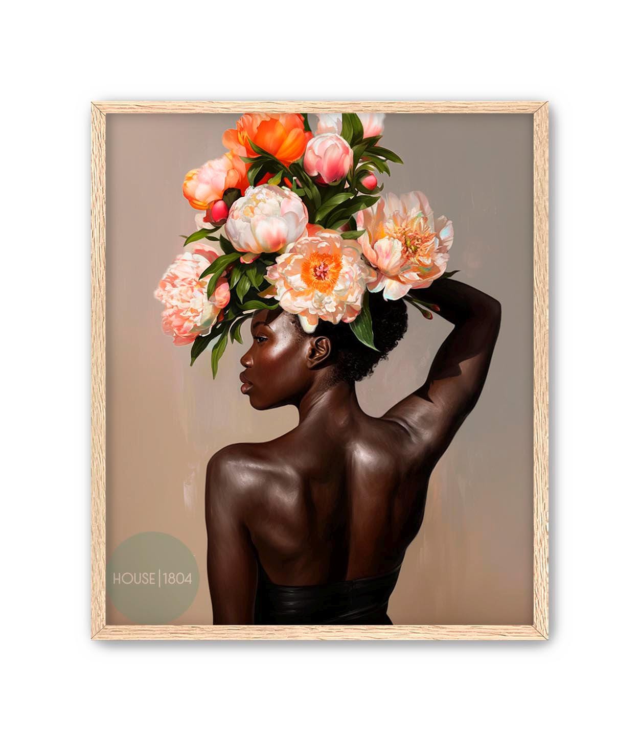 Colorful Black Woman Art Prints