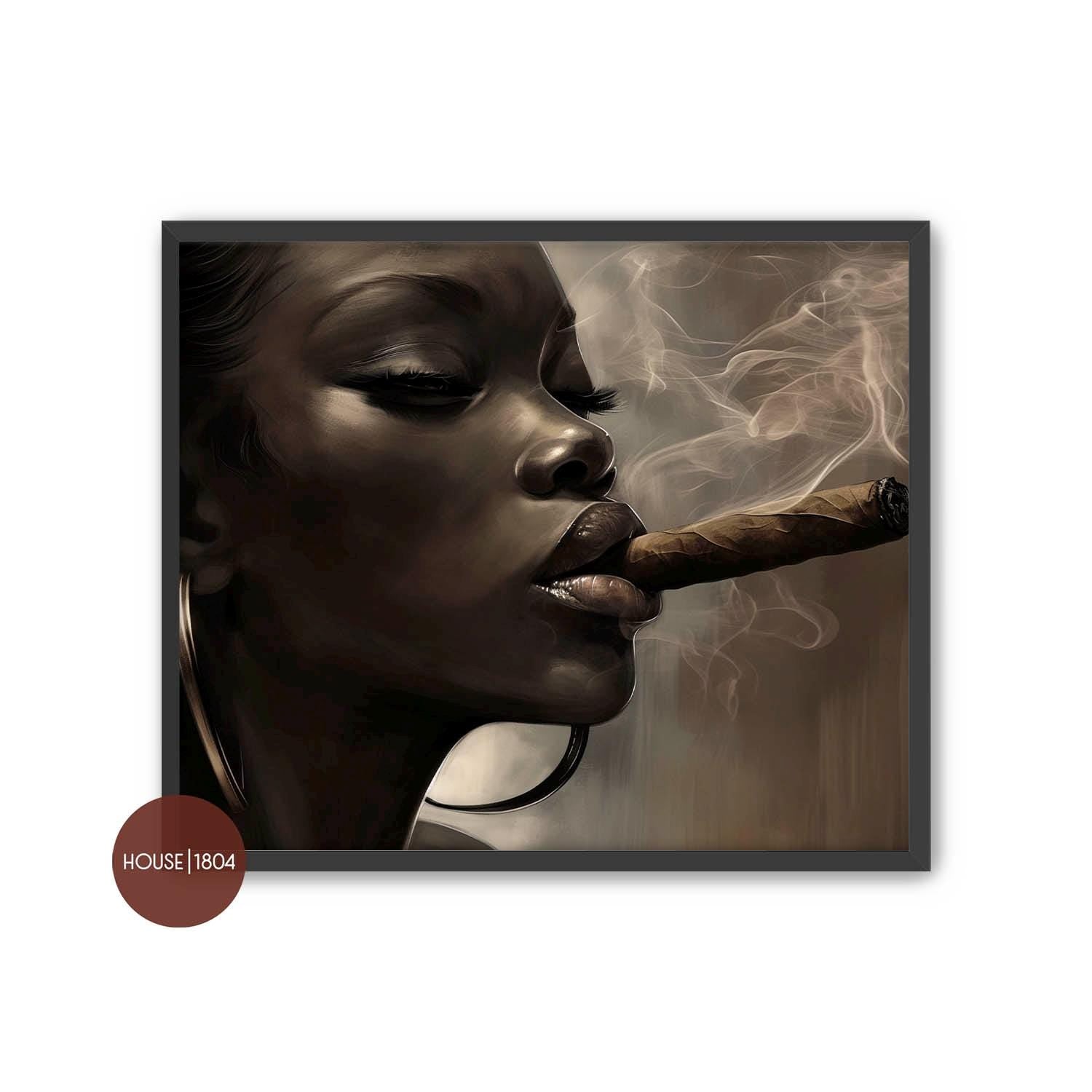 Cigar Woman Wall Art