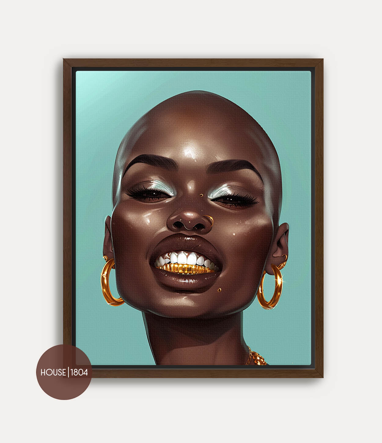 Bohemian Woman Grills Art Print