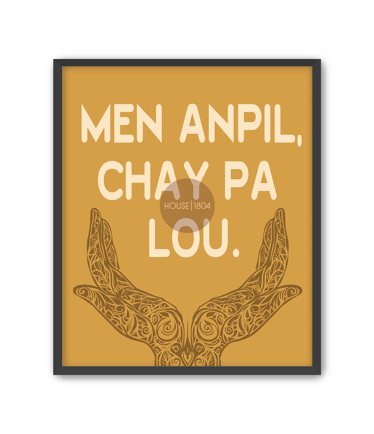 Men Anpil Chay Pa Lou Art Print