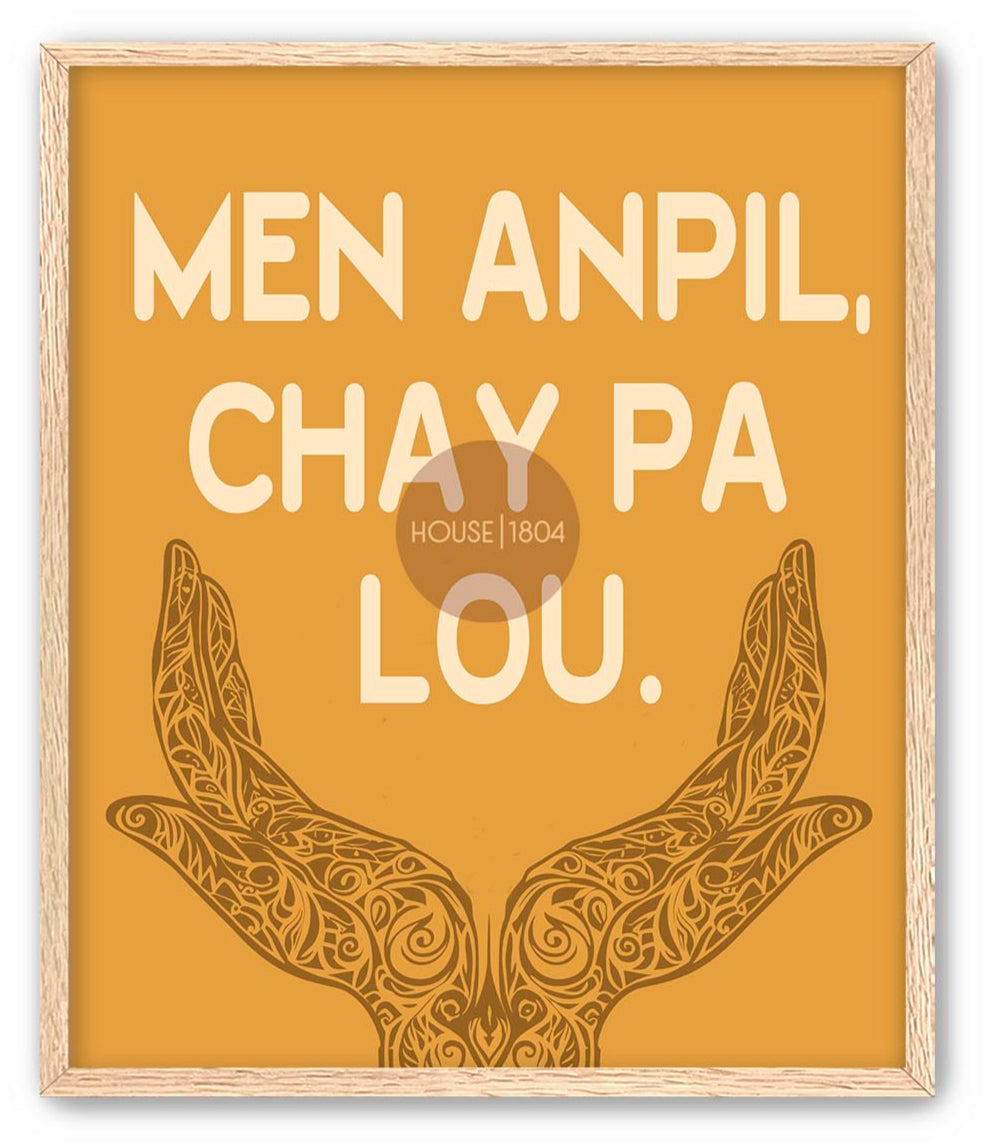 Men Anpil Chay Pa Lou Art Print
