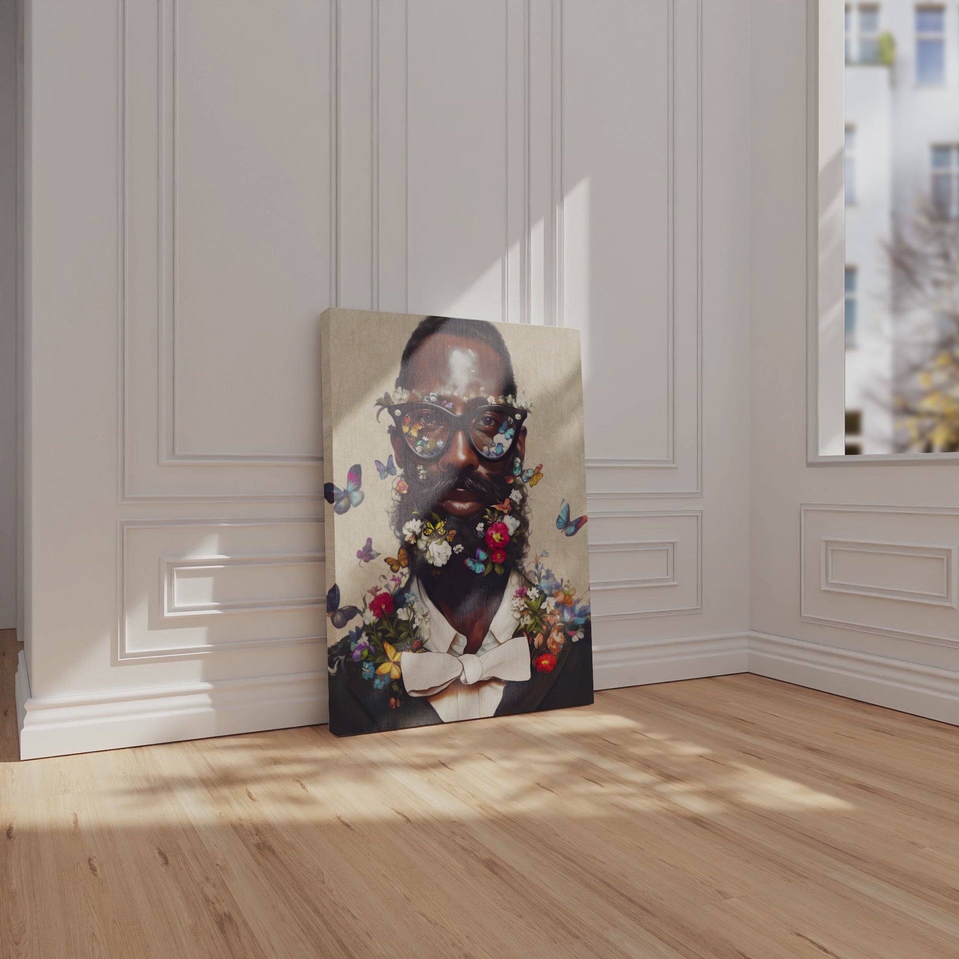 Modern Black Man Nerd Wall Art