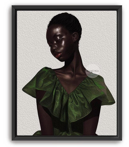 Bold Black Woman Portrait
