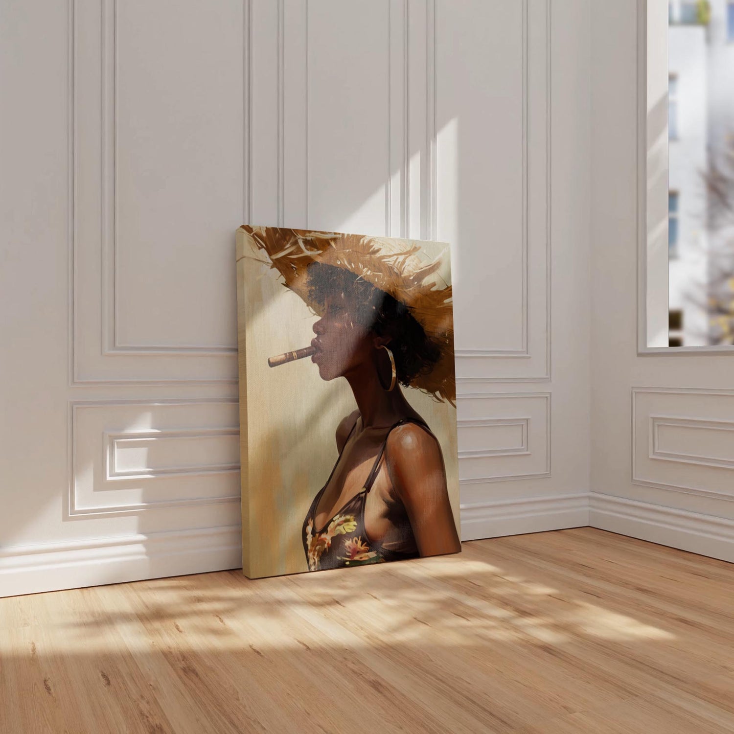 Black Caribbean Woman Wall Art