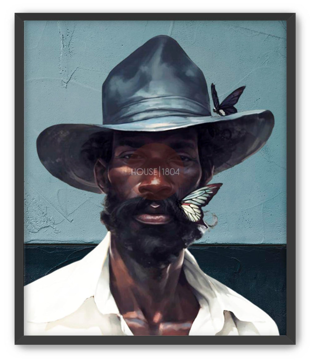 Black Man Blues Wall Art