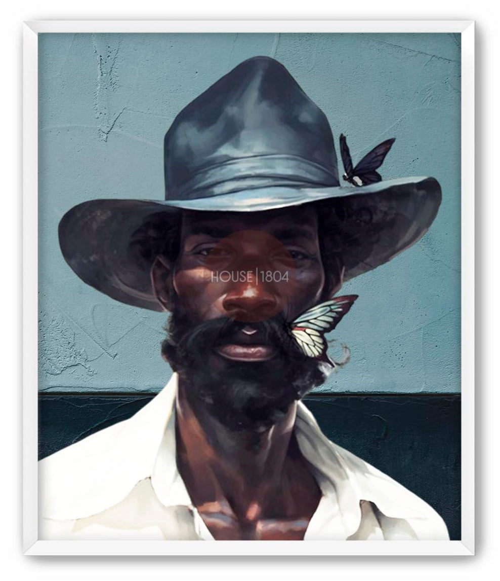 Black Man Blues Wall Art