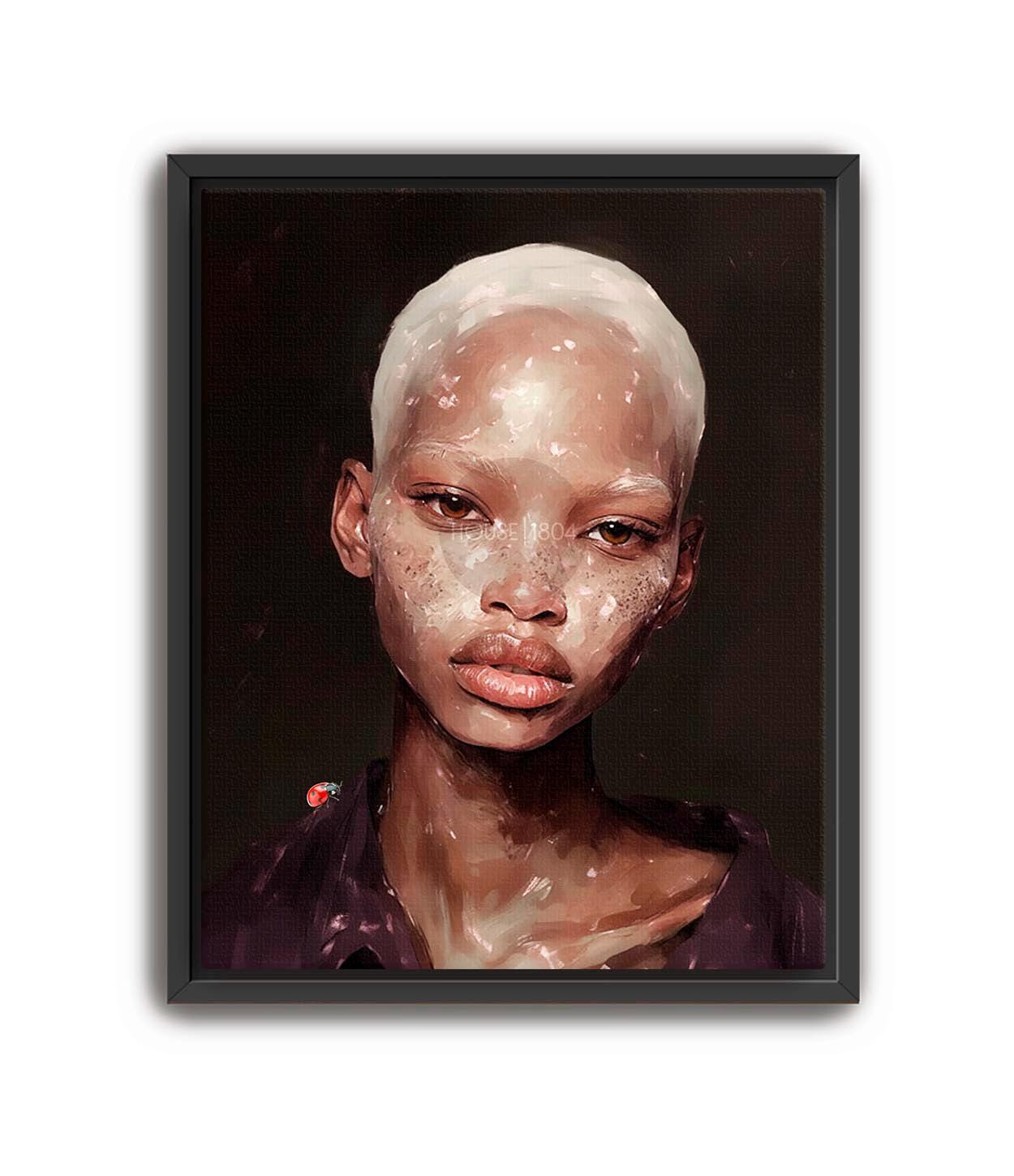 Melanin Wall Art, Black Woman Modern Wall Art, Minimalist Cultured Art, Black Woman Art Print, Afrocentric Art, Black Boho, House of 1804