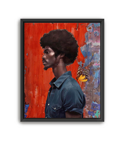 Black Man Bold and Colorful Wall Decor