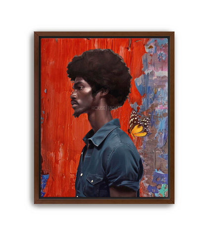 Black Man Bold and Colorful Wall Decor