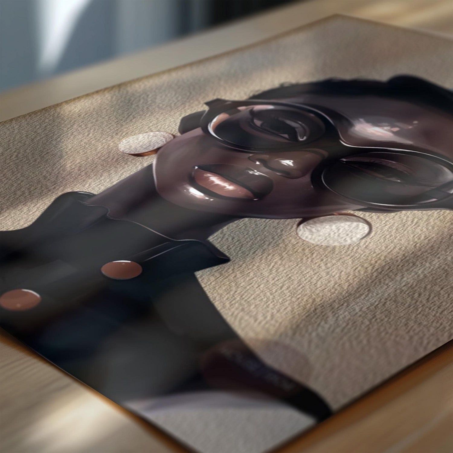 Abstract African American Fashion Artwork, Black Woman Fine Art