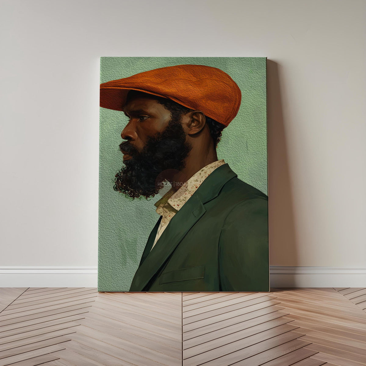 African American Male Art, Modern Afrocentric Portrait Print Fine Art