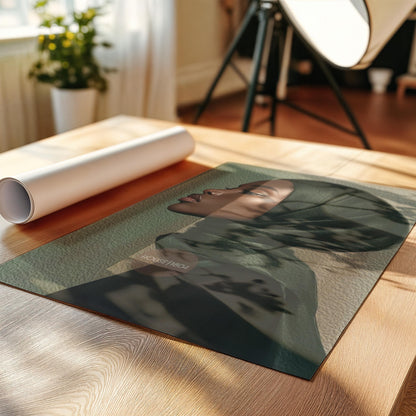 Muslim Black Woman Canvas Art Modern