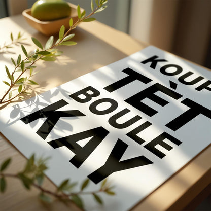 Koupe Tet Boule Kay Art Print: Haitian Revolution, Dessalines Art