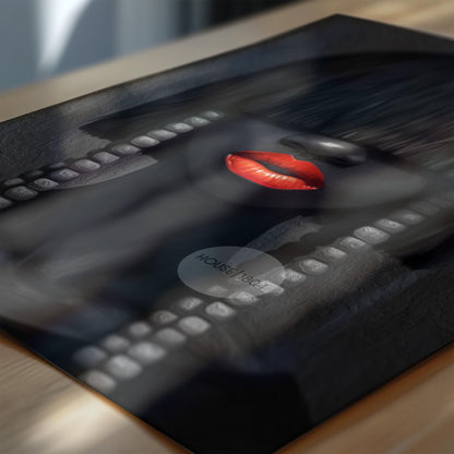 Black and White Afrocentric Woman Canvas Art