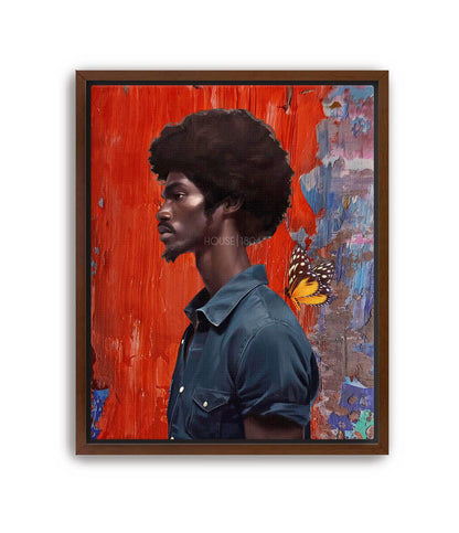 Black Man in Color, Bohemian Black Man Art Print, Modern Black Art, Abstract Black Art, Black Urban Art Print, Bold Black Art, Colorful