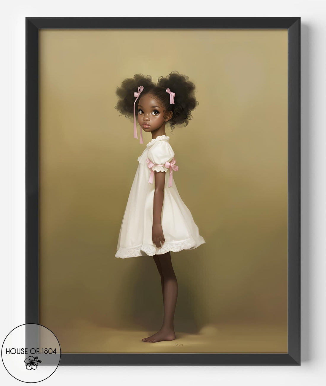 Bohemian Black Girl Art