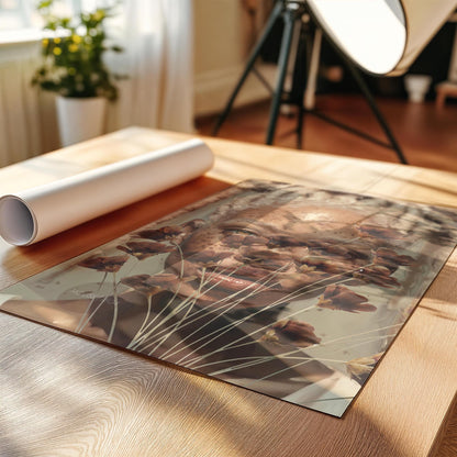 Black Woman Locs Artwork: Modern African American Print