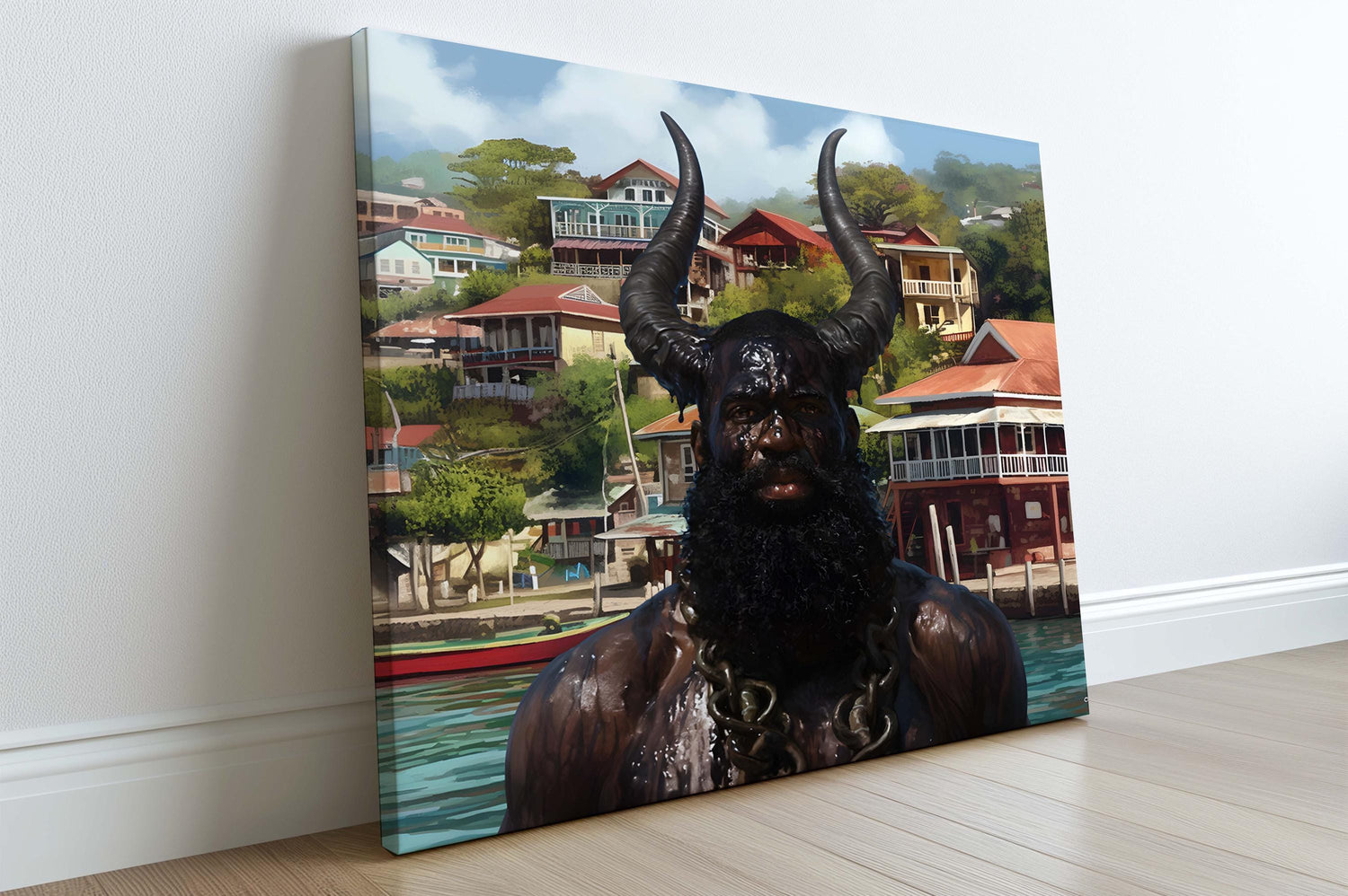 Jab Jab, Grenada Art Print, Grenada Carnival Travel Poster, Grenada Travel Wall Art Print, Jouvert Art Print, Grenada Art Work, Grenada Gift