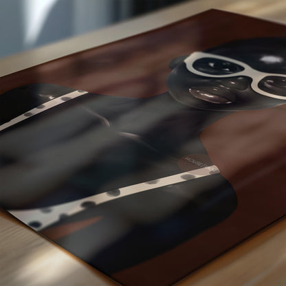 Abstract African Woman Art Print: Modern Afrocentric Portrait