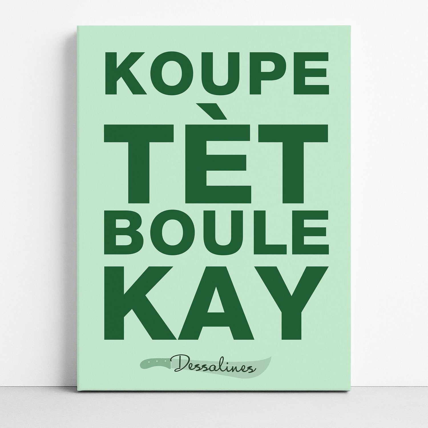 Koupe Tet Boule Kay Art Print: Haitian Revolution, Dessalines Art