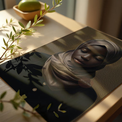 Muslim Woman Artwork, Islamic Wall Art Print, Faith Inspired Home Decor