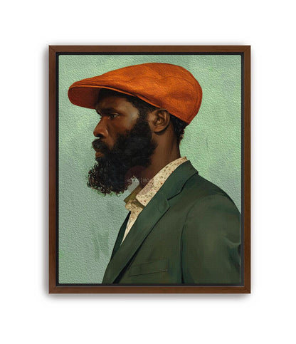 African American Male Art, Modern Afrocentric Portrait Print Fine Art