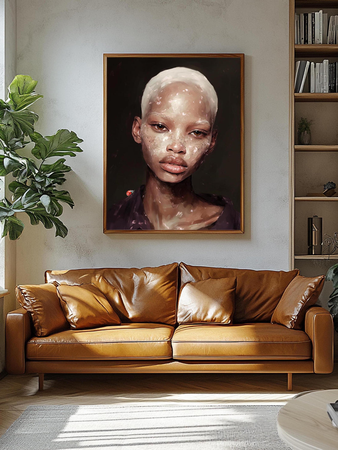Melanin Wall Art, Black Woman Modern Wall Art, Minimalist Cultured Art, Black Woman Art Print, Afrocentric Art, Black Boho, House of 1804