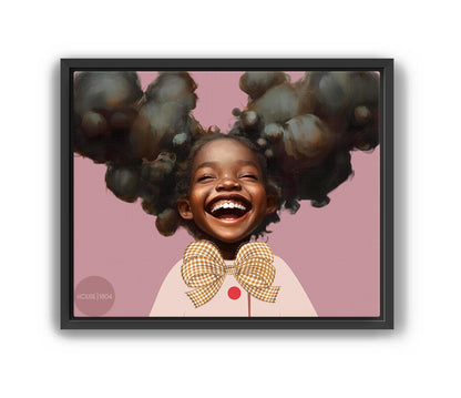 Black Girl Art, Black Child Art, Black Girl Magic, African American Nursery Wall Art, Black Girl Portrait, Black Children Art, Nursery Art