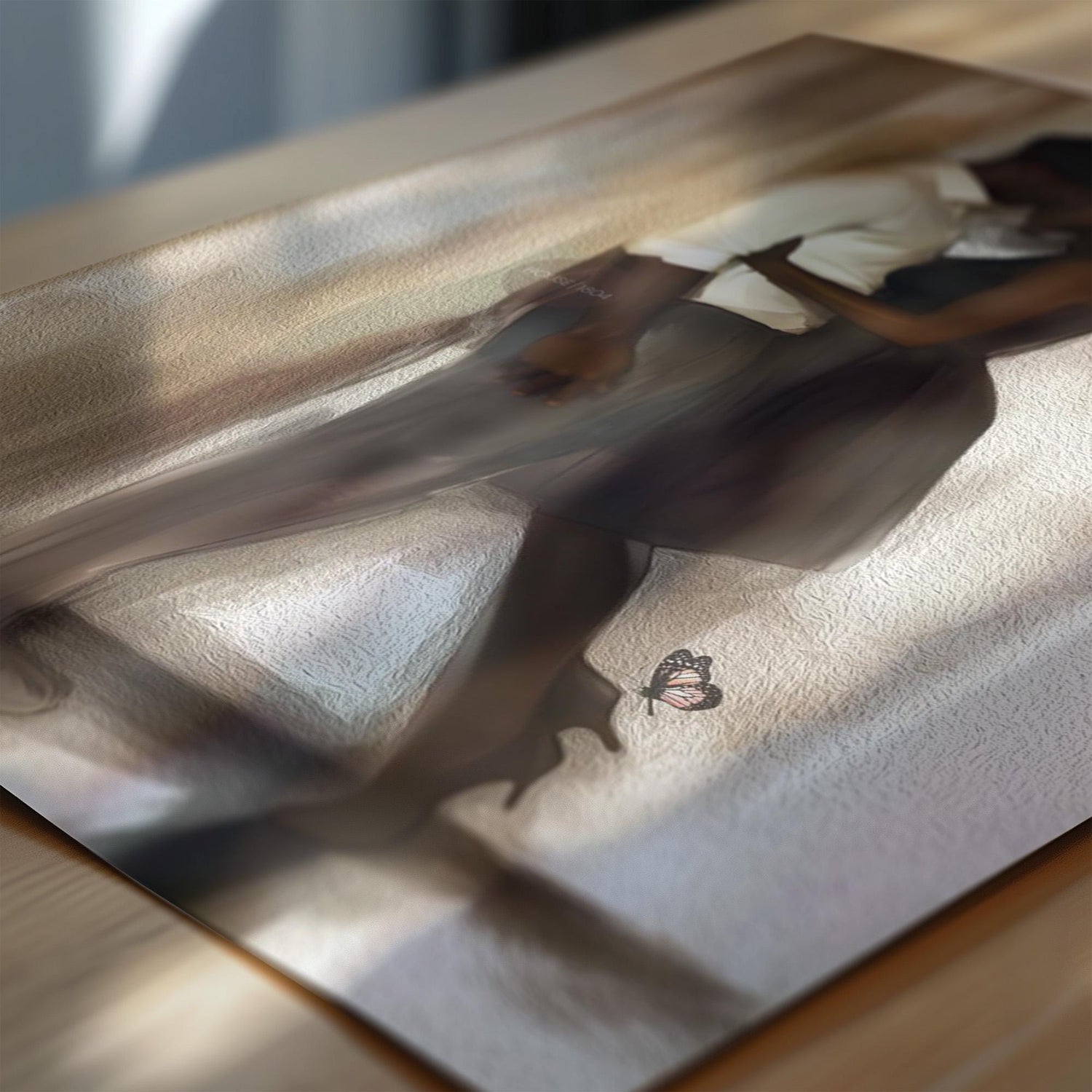 Black Love Art Print, African American Couple, Valentine&