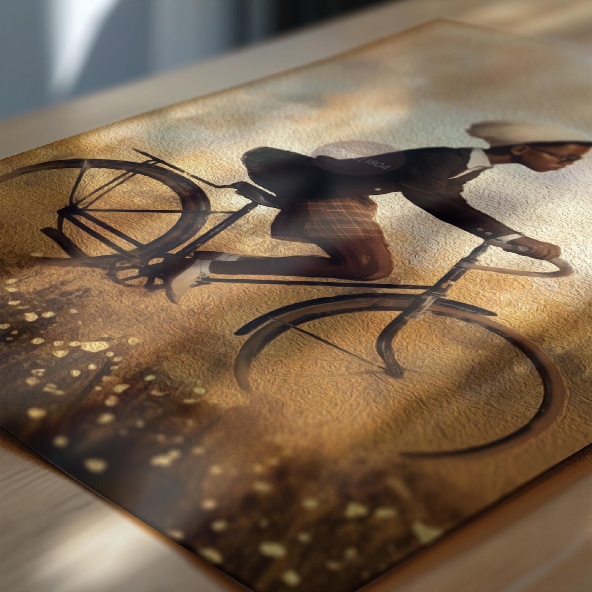Black Boy Whimsical Framed Canvas Art